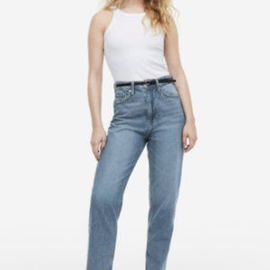 H&M Mom Loose Fit Ultra High Jeans – Size 12 (Light-wash)